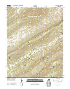 Paint Bank Virginia Historical topographic map, 1:24000 scale, 7.5 X 7.5 Minute, Year 2013