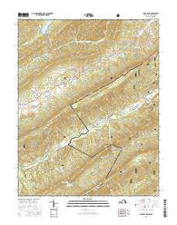 Paint Bank Virginia Current topographic map, 1:24000 scale, 7.5 X 7.5 Minute, Year 2016