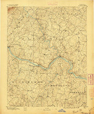Palmyra Virginia Historical topographic map, 1:125000 scale, 30 X 30 Minute, Year 1897