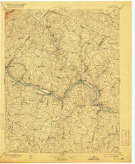 Palmyra Virginia Historical topographic map, 1:125000 scale, 30 X 30 Minute, Year 1897