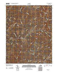 Palmyra Virginia Historical topographic map, 1:24000 scale, 7.5 X 7.5 Minute, Year 2010