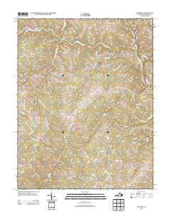 Palmyra Virginia Historical topographic map, 1:24000 scale, 7.5 X 7.5 Minute, Year 2013