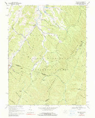 Palo Alto Virginia Historical topographic map, 1:24000 scale, 7.5 X 7.5 Minute, Year 1969
