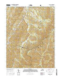 Palo Alto Virginia Current topographic map, 1:24000 scale, 7.5 X 7.5 Minute, Year 2016