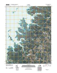 Parksley Virginia Historical topographic map, 1:24000 scale, 7.5 X 7.5 Minute, Year 2011