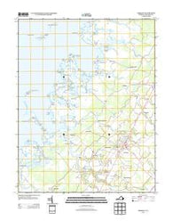 Parksley Virginia Historical topographic map, 1:24000 scale, 7.5 X 7.5 Minute, Year 2013