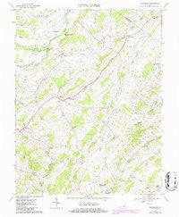 Parnassus Virginia Historical topographic map, 1:24000 scale, 7.5 X 7.5 Minute, Year 1967