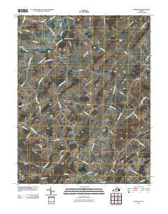 Parnassus Virginia Historical topographic map, 1:24000 scale, 7.5 X 7.5 Minute, Year 2010