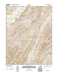 Parnassus Virginia Historical topographic map, 1:24000 scale, 7.5 X 7.5 Minute, Year 2013