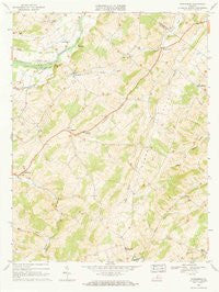 Parnassus Virginia Historical topographic map, 1:24000 scale, 7.5 X 7.5 Minute, Year 1967