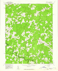 Partlow Virginia Historical topographic map, 1:24000 scale, 7.5 X 7.5 Minute, Year 1942