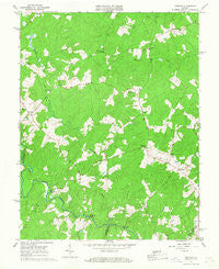 Partlow Virginia Historical topographic map, 1:24000 scale, 7.5 X 7.5 Minute, Year 1966