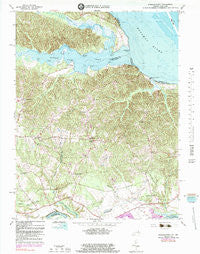 Passapatanzy Virginia Historical topographic map, 1:24000 scale, 7.5 X 7.5 Minute, Year 1966
