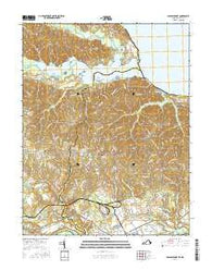 Passapatanzy Virginia Current topographic map, 1:24000 scale, 7.5 X 7.5 Minute, Year 2016