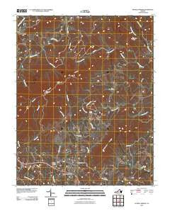 Patrick Springs Virginia Historical topographic map, 1:24000 scale, 7.5 X 7.5 Minute, Year 2010