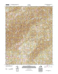 Patrick Springs Virginia Historical topographic map, 1:24000 scale, 7.5 X 7.5 Minute, Year 2013