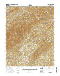 Patrick Springs Virginia Current topographic map, 1:24000 scale, 7.5 X 7.5 Minute, Year 2016
