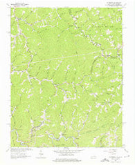 Patterson Virginia Historical topographic map, 1:24000 scale, 7.5 X 7.5 Minute, Year 1964