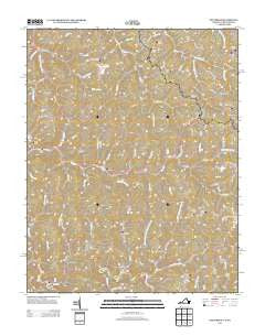 Patterson Virginia Historical topographic map, 1:24000 scale, 7.5 X 7.5 Minute, Year 2013