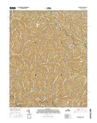 Patterson Virginia Current topographic map, 1:24000 scale, 7.5 X 7.5 Minute, Year 2016