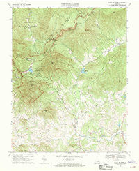 Peaks of Otter Virginia Historical topographic map, 1:24000 scale, 7.5 X 7.5 Minute, Year 1967