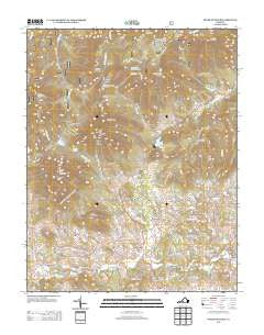 Peaks of Otter Virginia Historical topographic map, 1:24000 scale, 7.5 X 7.5 Minute, Year 2013