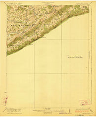 Pearisburg Virginia Historical topographic map, 1:62500 scale, 15 X 15 Minute, Year 1923