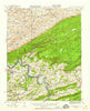 Pearisburg Virginia Historical topographic map, 1:62500 scale, 15 X 15 Minute, Year 1932