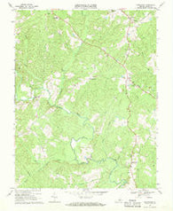 Pendleton Virginia Historical topographic map, 1:24000 scale, 7.5 X 7.5 Minute, Year 1968