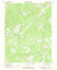 Pendleton Virginia Historical topographic map, 1:24000 scale, 7.5 X 7.5 Minute, Year 1968