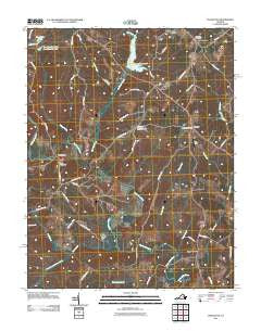 Pendleton Virginia Historical topographic map, 1:24000 scale, 7.5 X 7.5 Minute, Year 2011