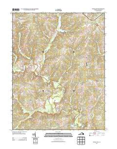 Pendleton Virginia Historical topographic map, 1:24000 scale, 7.5 X 7.5 Minute, Year 2013