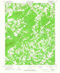 Penhook Virginia Historical topographic map, 1:24000 scale, 7.5 X 7.5 Minute, Year 1965
