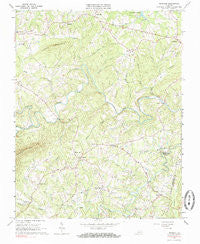 Penhook Virginia Historical topographic map, 1:24000 scale, 7.5 X 7.5 Minute, Year 1965