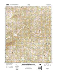 Penhook Virginia Historical topographic map, 1:24000 scale, 7.5 X 7.5 Minute, Year 2013