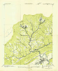 Pennington Gap Virginia Historical topographic map, 1:24000 scale, 7.5 X 7.5 Minute, Year 1935