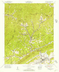 Pennington Gap Virginia Historical topographic map, 1:24000 scale, 7.5 X 7.5 Minute, Year 1955