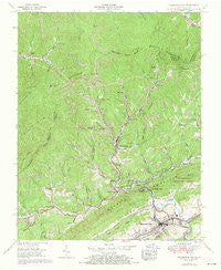 Pennington Gap Virginia Historical topographic map, 1:24000 scale, 7.5 X 7.5 Minute, Year 1955