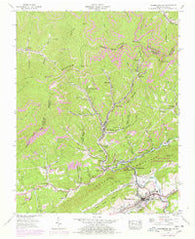 Pennington Gap Virginia Historical topographic map, 1:24000 scale, 7.5 X 7.5 Minute, Year 1955