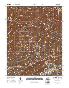 Pennington Gap Virginia Historical topographic map, 1:24000 scale, 7.5 X 7.5 Minute, Year 2011