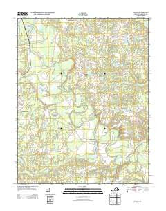 Penola Virginia Historical topographic map, 1:24000 scale, 7.5 X 7.5 Minute, Year 2013