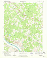 Perkinsville Virginia Historical topographic map, 1:24000 scale, 7.5 X 7.5 Minute, Year 1968