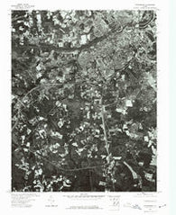 Petersburg Virginia Historical topographic map, 1:24000 scale, 7.5 X 7.5 Minute, Year 1974