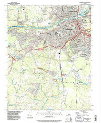 Petersburg Virginia Historical topographic map, 1:24000 scale, 7.5 X 7.5 Minute, Year 1994