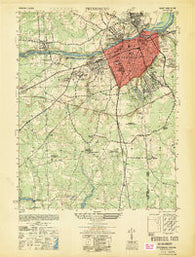 Petersburg Virginia Historical topographic map, 1:25000 scale, 7.5 X 7.5 Minute, Year 1949