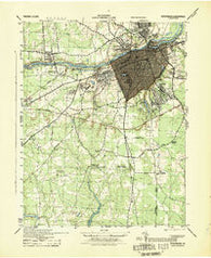 Petersburg Virginia Historical topographic map, 1:31680 scale, 7.5 X 7.5 Minute, Year 1944