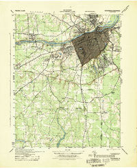 Petersburg Virginia Historical topographic map, 1:31680 scale, 7.5 X 7.5 Minute, Year 1944