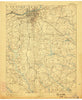 Petersburg Virginia Historical topographic map, 1:62500 scale, 15 X 15 Minute, Year 1894