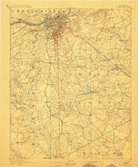 Petersburg Virginia Historical topographic map, 1:62500 scale, 15 X 15 Minute, Year 1894
