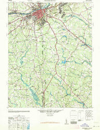 Petersburg Virginia Historical topographic map, 1:62500 scale, 15 X 15 Minute, Year 1946